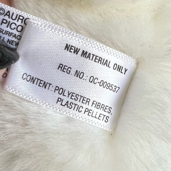 Aurora World - Lin Lin Panda, Sitting Panda Bear Animal PlushToy. Black/White. - Picture 10 of 10